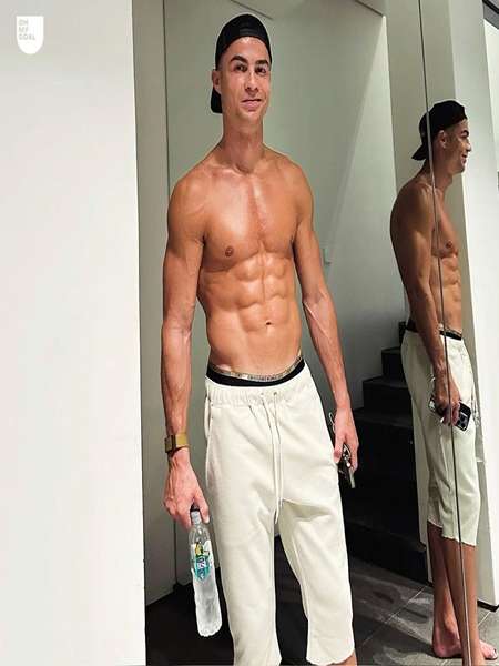 عکس بدن مسی رونالدو