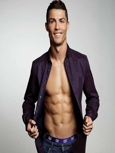 عکس بدن مسی رونالدو