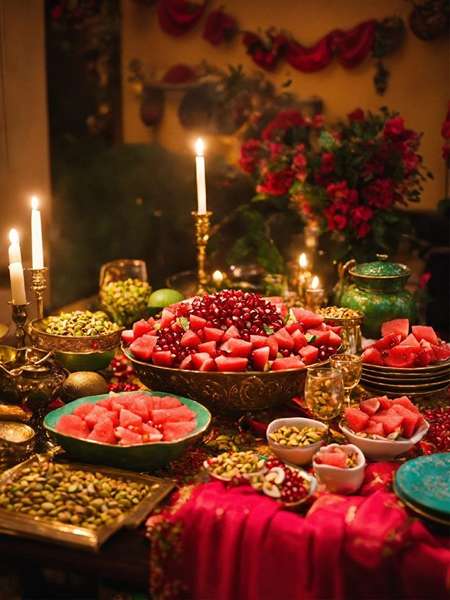 سفره شب یلدا