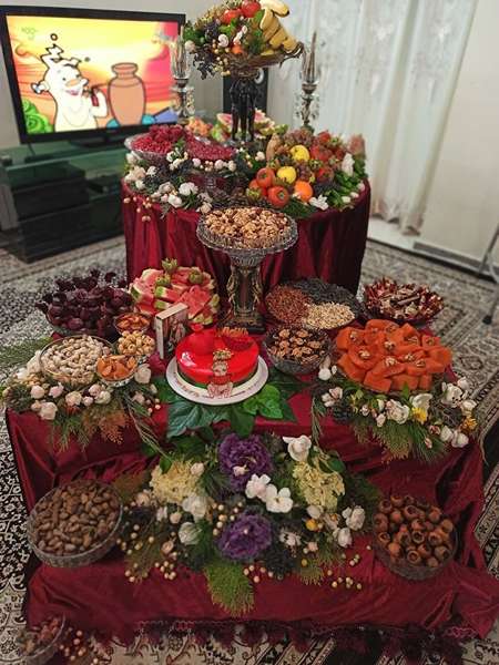 سفره شب یلدا